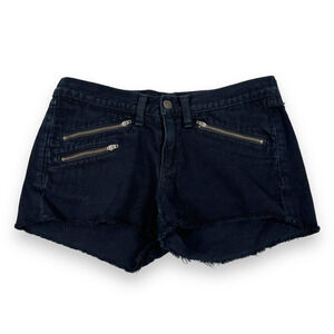 rag & bone Black Jean Shorts